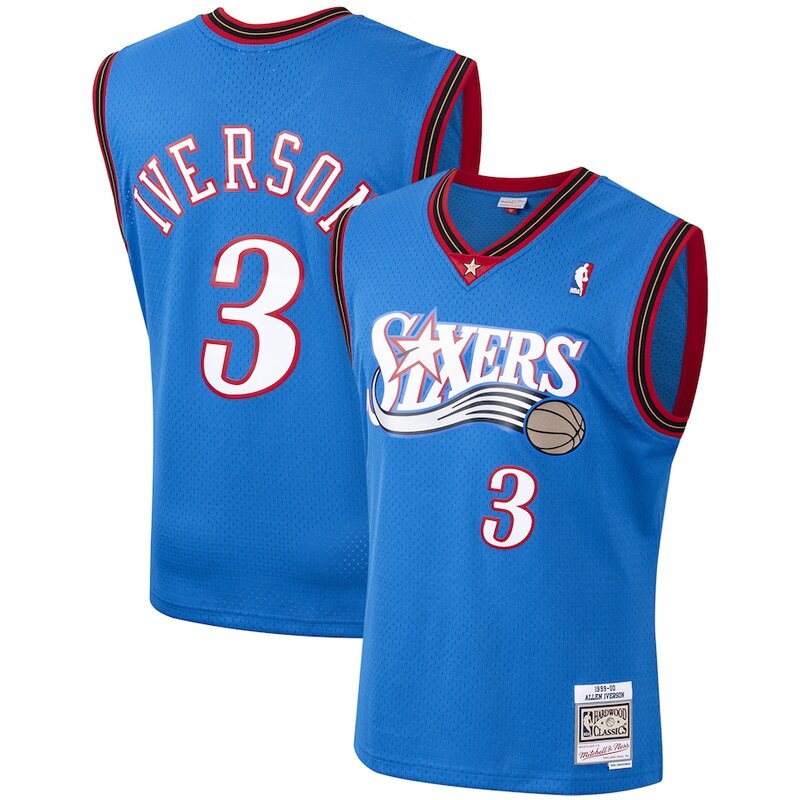 Youth Philadelphia 76ers Allen Iverson Mitchell & Ness Alternate