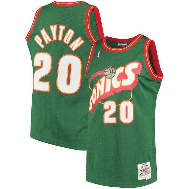 seattle supersonics gary payton jersey