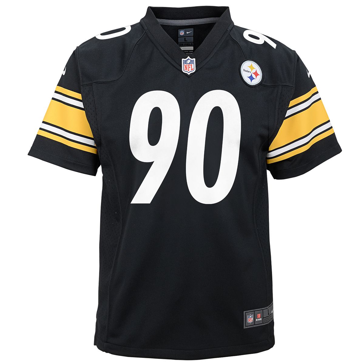 Youth Pittsburgh Steelers TJ Watt Black Game Jersey