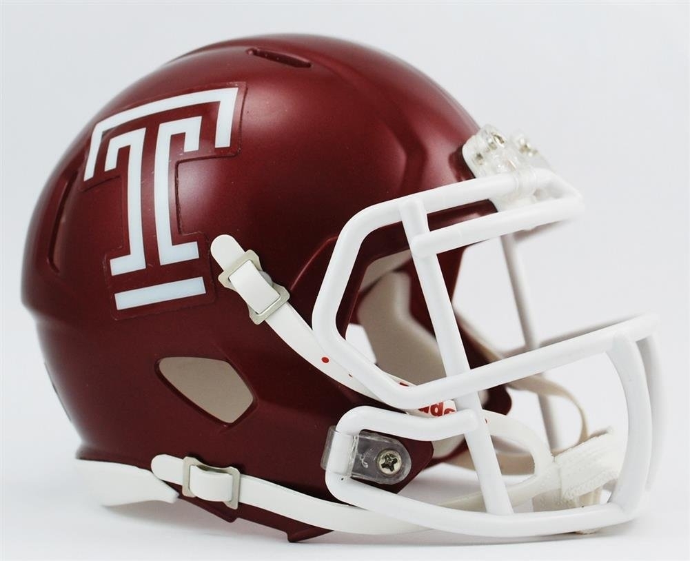 Temple Owls Riddell Speed Mini Helmet