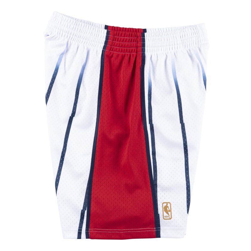 Houston Rockets Mitchell & Ness Hardwood Classics Home White 1996-97 Swingman Shorts