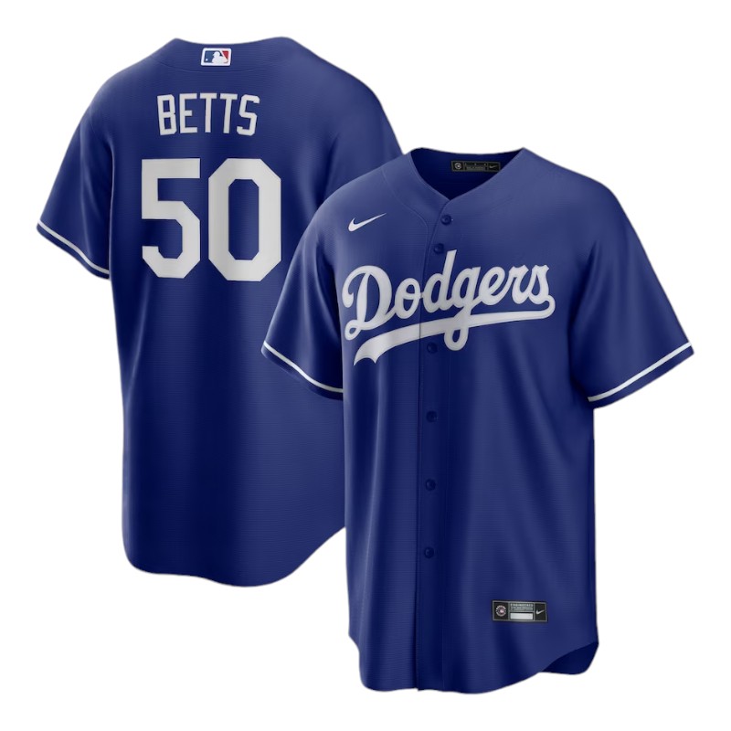 Los Angeles Dodgers Mookie Betts Nike Alternate 2020 Replica Royal