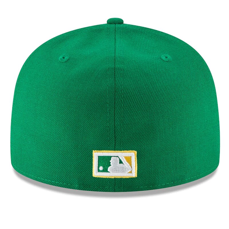 Oakland Athletics New Era Green 1971 Cooperstown Collection Wool 59FIFTY Fitted Hat
