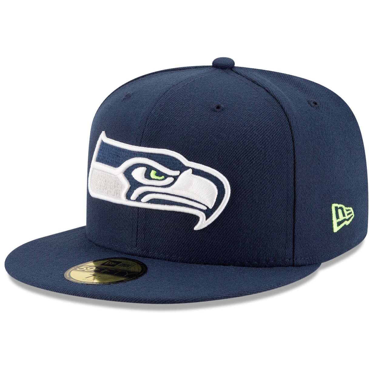 Seattle Seahawks Team Basic New Era 59FIFTY Fitted Hat