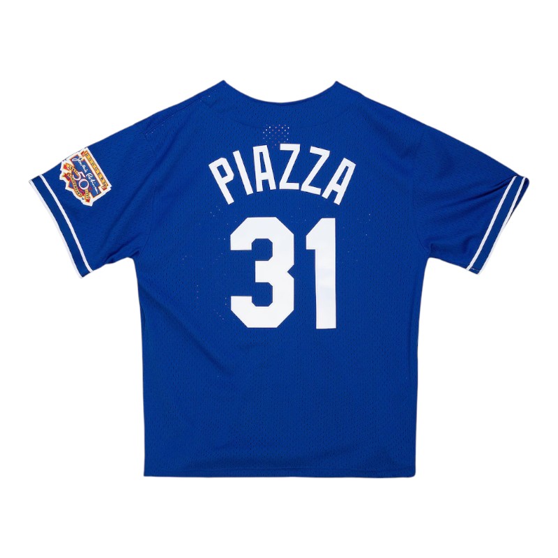 Los Angeles Dodgers Mike Piazza Mitchell & Ness Cooperstown Collection 1997 Authentic Mesh Batting Practice Jersey
