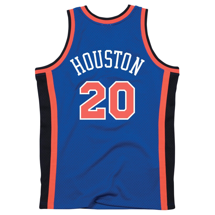 New York Knicks Allan Houston Mitchell & Ness 1998-99 Hardwood Classics Swingman Player Royal Blue Jersey