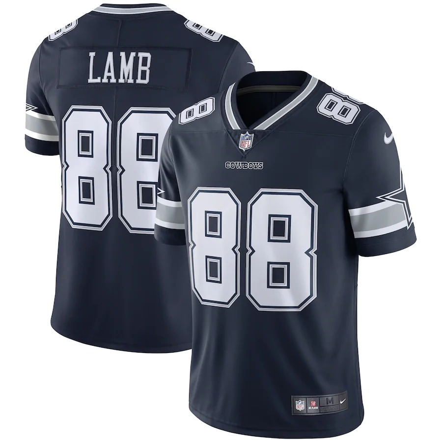 Dallas Cowboys CeeDee Lamb Nike Navy Vapor F.U.S.E Limited Jersey