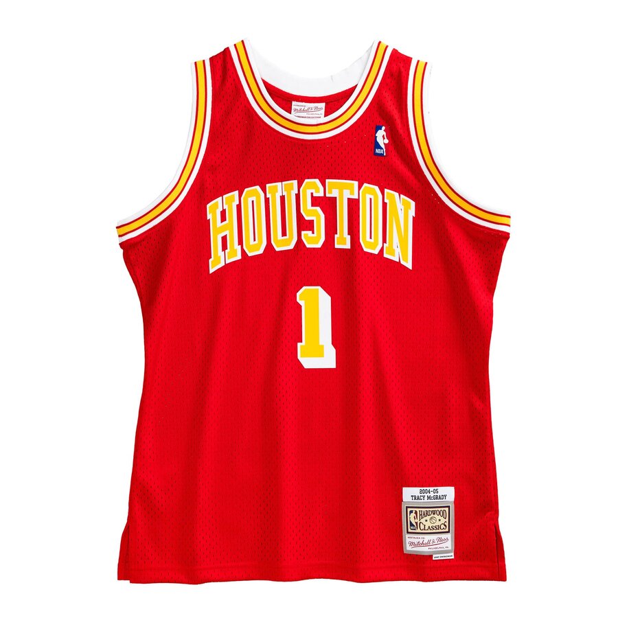 Houston Rockets Tracy McGrady Mitchell & Ness 2004-05 Hardwood Classics Swingman Red Jersey