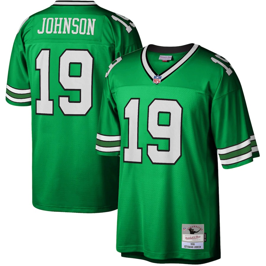 New York Jets Keyshawn Johnson Mitchell & Ness Green 1996 Legacy Jersey