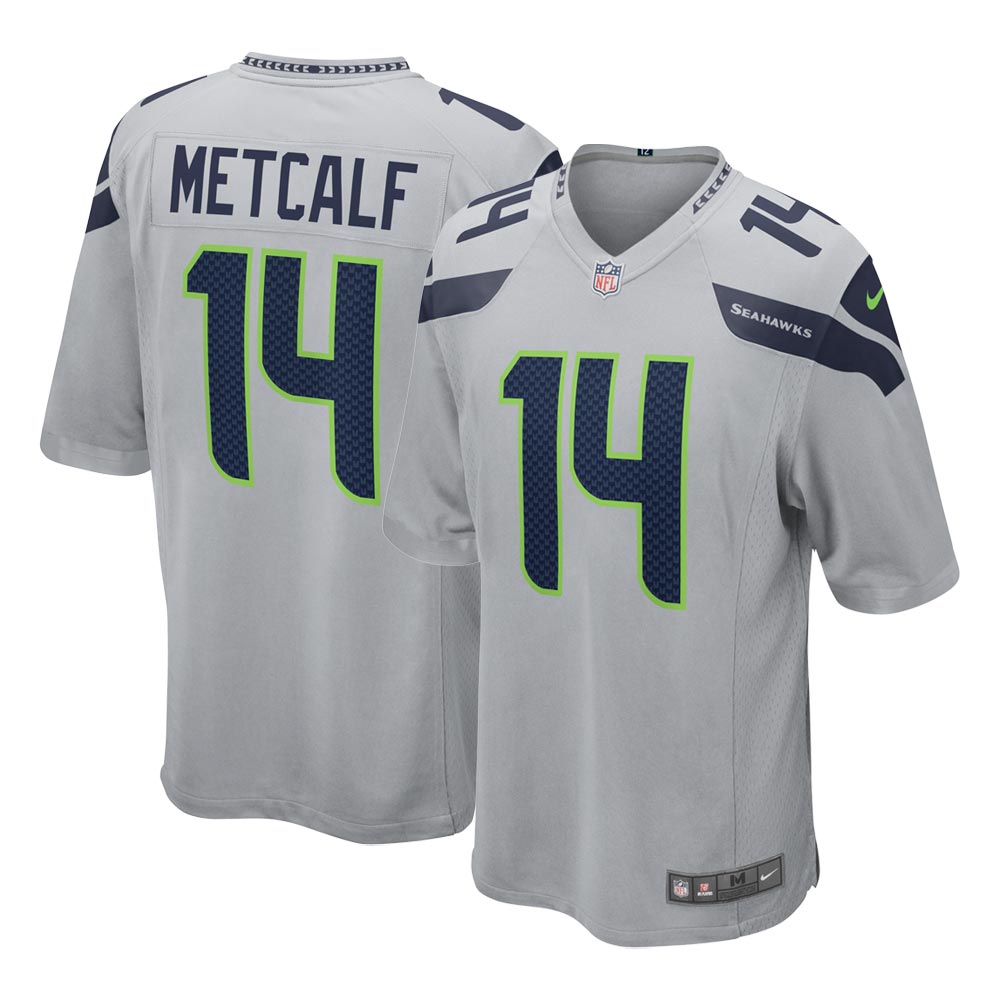 Seattle Seahawks D.K. Metcalf Nike Gray Game Jersey | Pro
