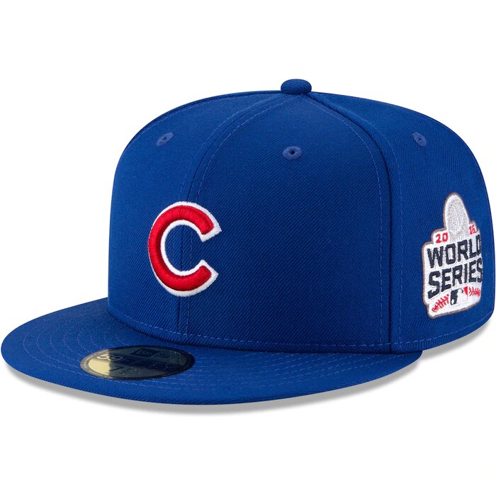 Chicago Cubs New Era Royal 2016 World Series Side Patch 59FIFTY Fitted Hat