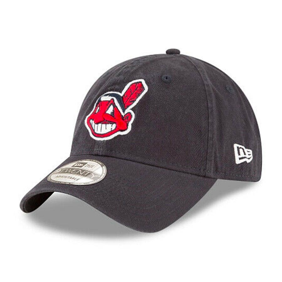 【NEW ERA】9TWENTY Cleveland Indians Cleveland Indians Old Logo Road Replica Core Classic 9TWENTY
