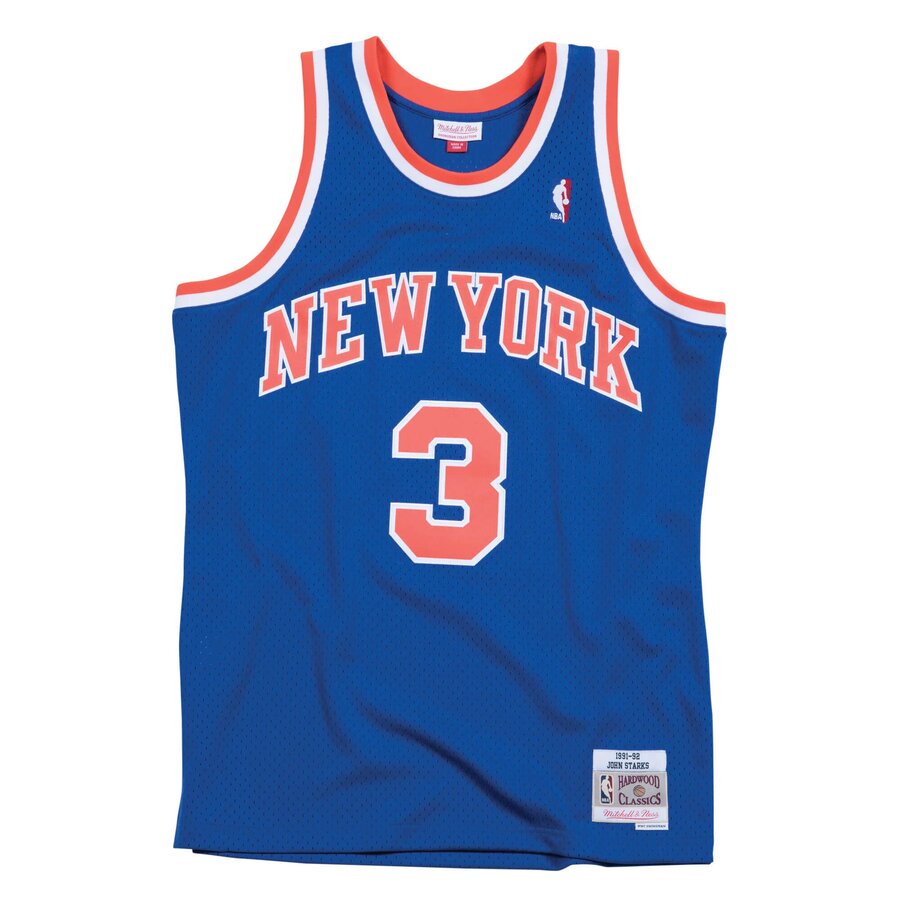 New York Knicks John Starks Mitchell & Ness 1991-92 Hardwood
