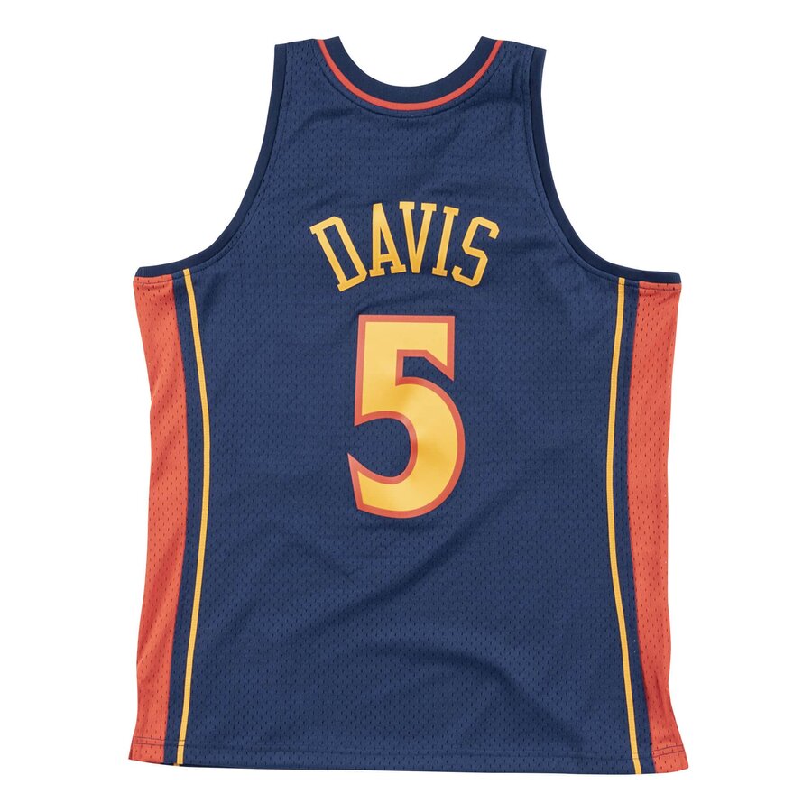 Golden State Warriors Baron Davis Mitchell & Ness 2006-07 Hardwood Classics Navy Swingman Jersey