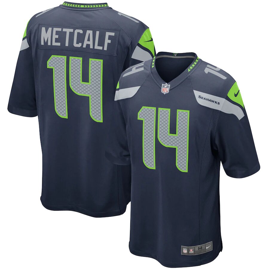 Seattle Seahawks DK Metcalf Nike Navy Game Player Jersey | Pro