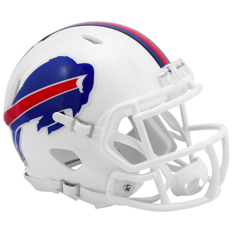 Buffalo Bills White Riddell 2021 Revolution Speed Mini Football Helmet