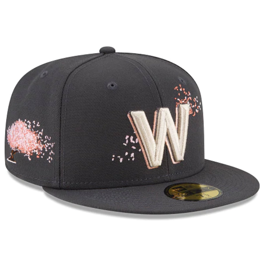 Washinton Nationals Gray 2022 City Connect 59FIFTY Fitted Hat
