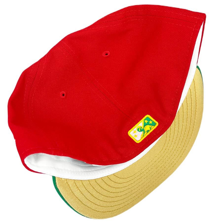 Buffalo Bisons Red Lucky Charms Pack Hometown Collection Side Patch Gold UV Annual Clearance 59FIFTY Fitted Hat