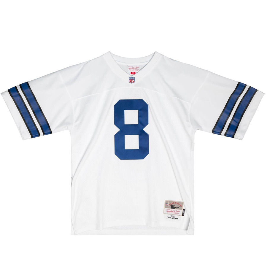 Dallas Cowboys Troy Aikman 1992 Mitchell & Ness White Retired