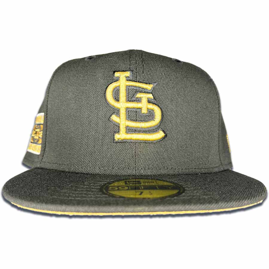 St Louis Cardinals Black 2006 World Series Side Patch Metallic