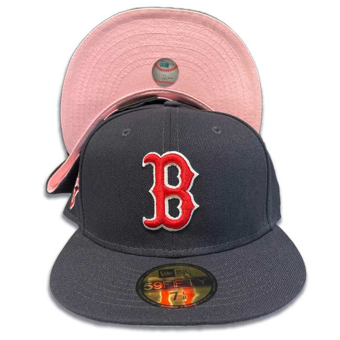 Boston Red Sox Pro Image Exclusive Navy 1967 WS Patch Pink