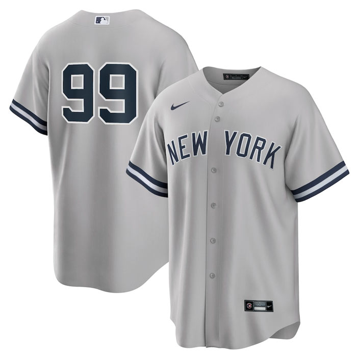 Nike New York Yankees JUDGE 99 ユニフォーム S NWT-2XL-Men's New York YANKEES AARON JUDGE Nike GRAY ROAD