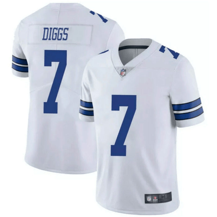 Dallas Cowboys Trevon Diggs Nike White Vapor F.U.S.E Limited Jersey