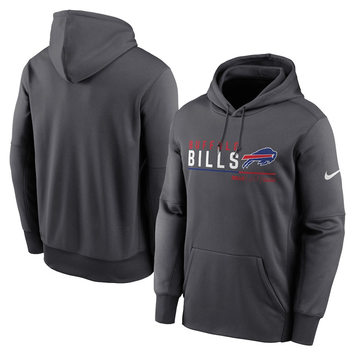buffalo bills grey nike hoodie