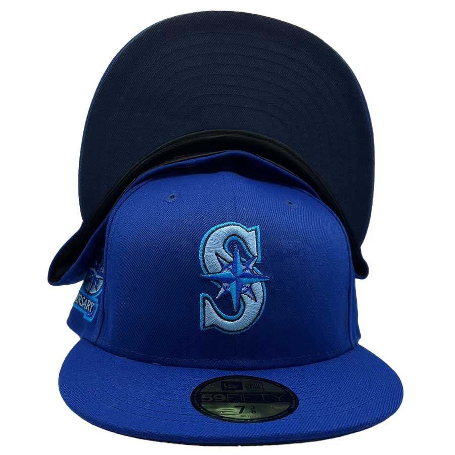 Seattle Mariners Arctic Blue 20th Anniversary Patch Navy UV
