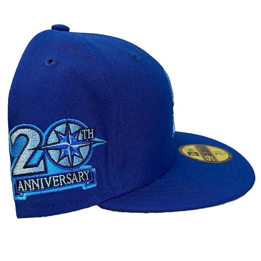 Seattle Mariners Arctic Blue 20th Anniversary Patch Navy UV 59FIFTY Fitted Hat