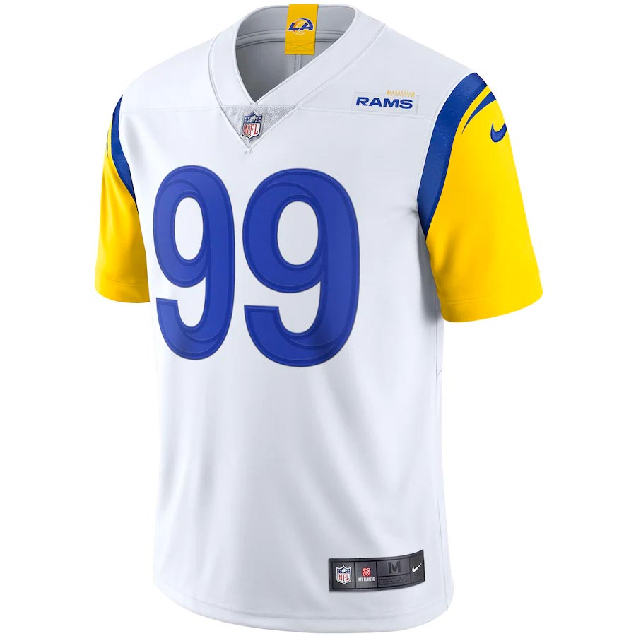 Los Angeles Rams Aaron Donald Nike White Alternate Vapor F.U.S.E Limited Jersey