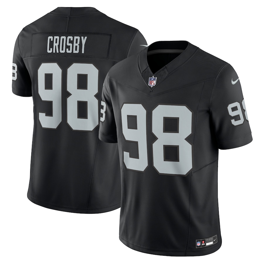 Las Vegas Raiders Maxx Crosby Nike Black Vapor Limited Jersey