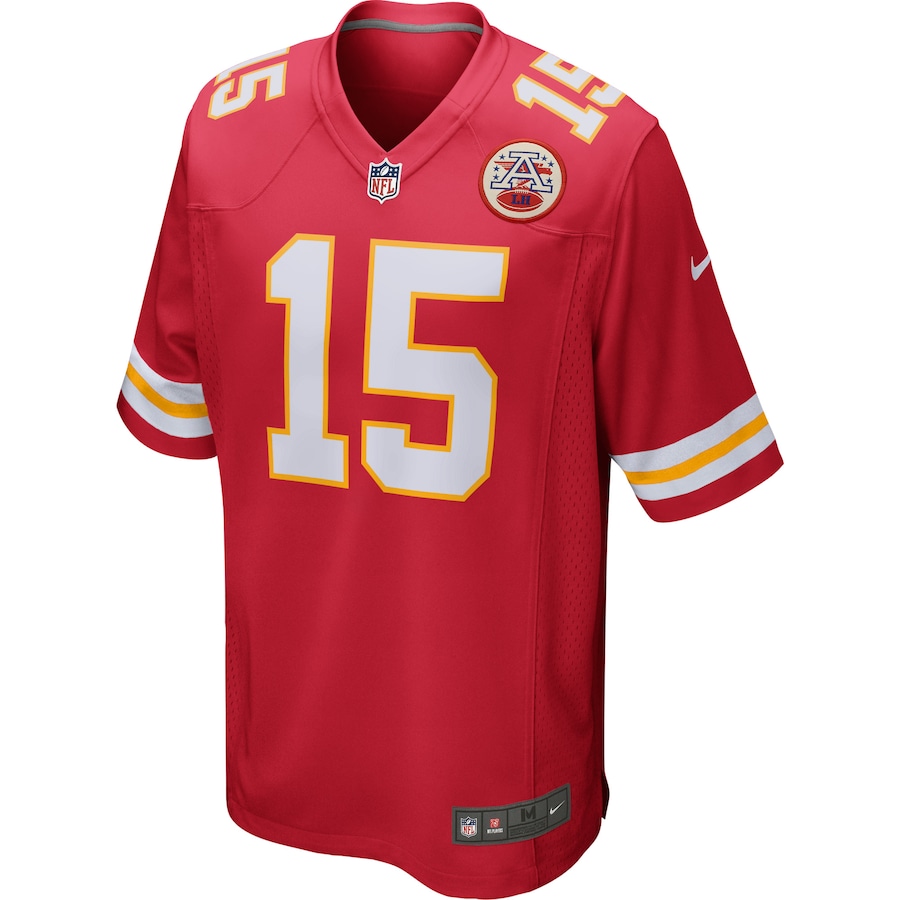 Youth Kansas City Chiefs Patrick Mahomes Red Nike Game Jersey