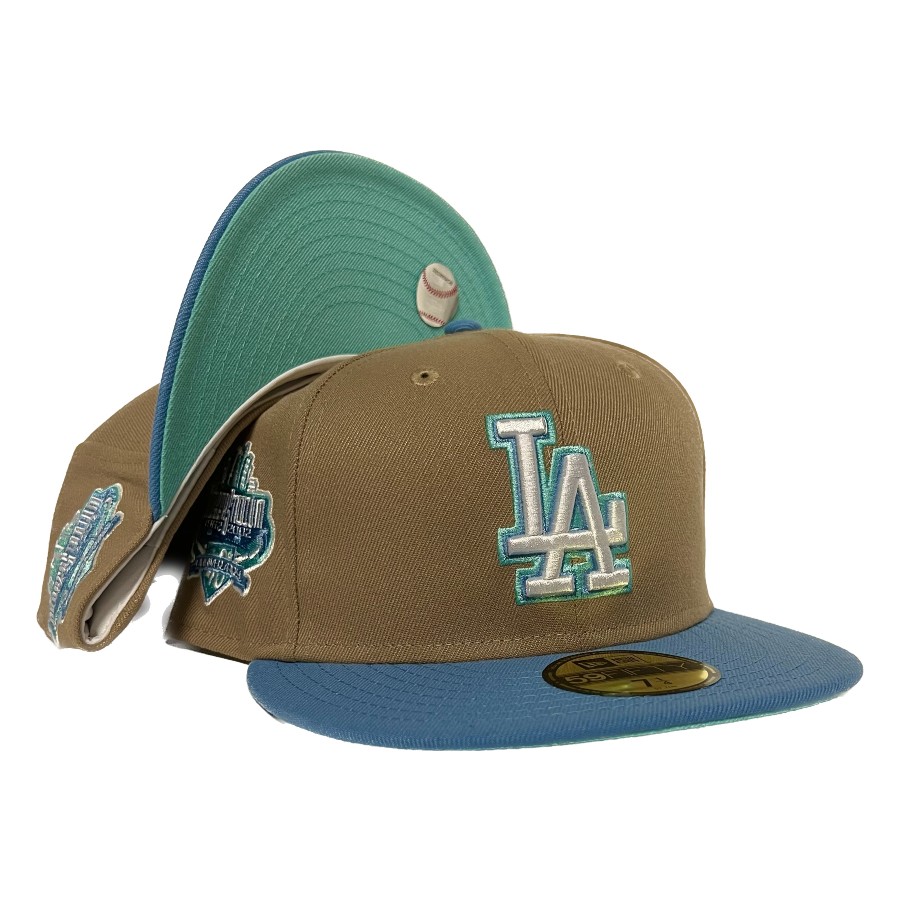 Los Angeles Dodgers Camel Two Tone 40th Anniversary Patch Blue